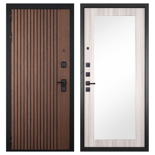 Гранит Шторм, панель 032 зеркало Сандал светлый 12 мм