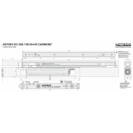 Дверной доводчик NOTEDO DC-058-158 IN+HO CAMMODE