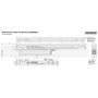 Дверной доводчик NOTEDO DC-058-158 IN+HO CAMMODE
