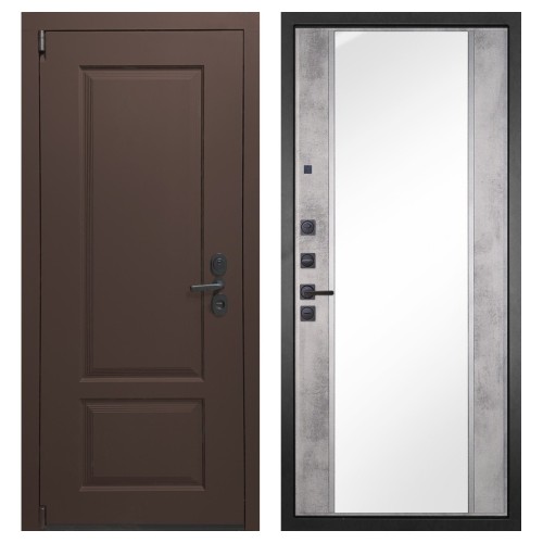 Гранит М3 new, панель 051 зеркало Бетон светлый 16 мм