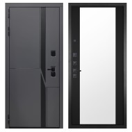 Гранит НаноБлэк лайн, панель 071 зеркало Фацет 16 мм