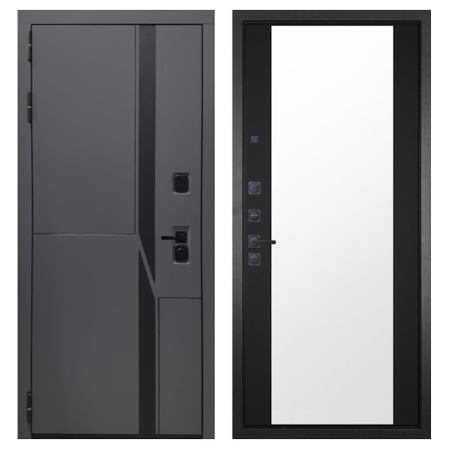 Гранит НаноБлэк лайн, панель 071 зеркало Фацет 16 мм