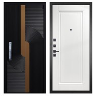 Гранит Смарт Люкс, панель 040 одна филенка силк сноу 16 мм