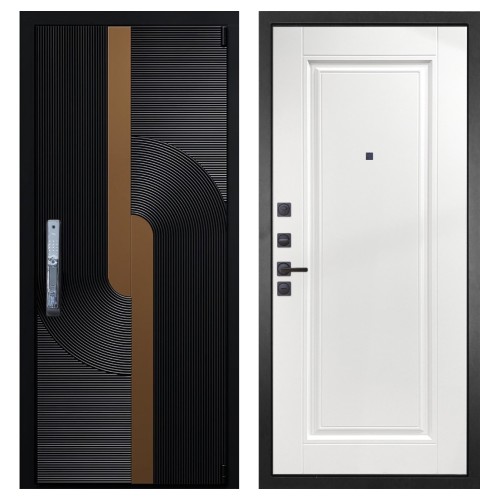 Гранит Смарт Люкс, панель 040 одна филенка силк сноу 16 мм