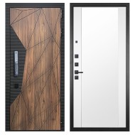 Гранит Континент Смарт, панель 024 зеркало Макси белый матовый 16 мм