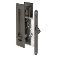 Защелка Punto (Пунто) с ручками для раздвижных дверей SH.SLQ152.011 (Soft LINE SLQ-011) GR графит 