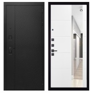 Гранит Симметрия, панель 083 Белый софт зеркало 10 мм