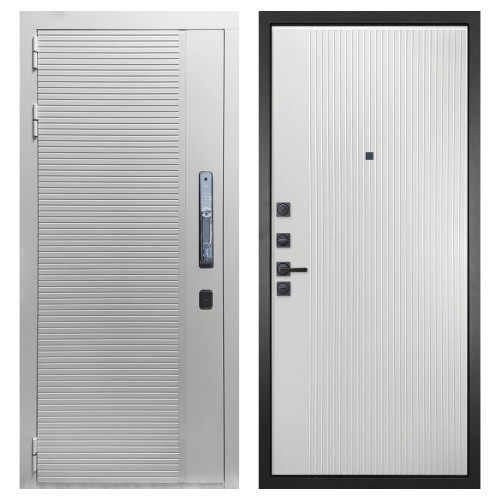 Гранит Пиано Смарт Белая, панель 076 пиано вертикальная 12 мм