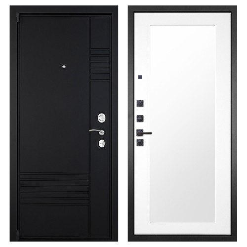 Гранит Т3, панель 010 зеркало Белый матовый 16 мм