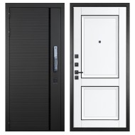 Гранит Пиано Смарт, панель 070 Две филенки с молдингом белый матовый 12 мм