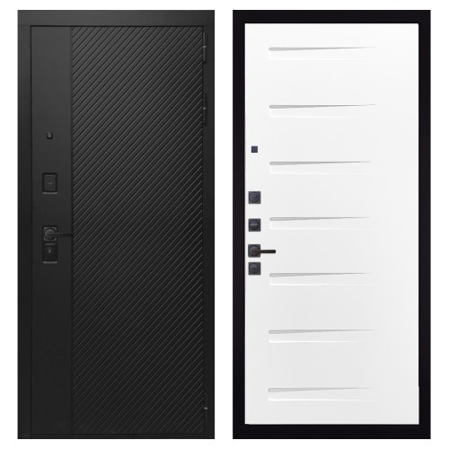 Гранит Симметрия, панель 081 Белый Горизонт 10 мм