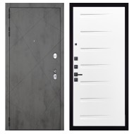 Гранит Дуэт, панель 081 Белый Горизонт 10 мм