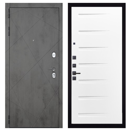 Гранит Дуэт, панель 081 Белый Горизонт 10 мм