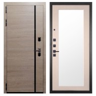 Гранит Пиано Эко, панель 014 зеркало Капучино 16 мм