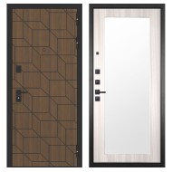 Гранит Плэй, панель 017 зеркало Сандал светлый 16 мм