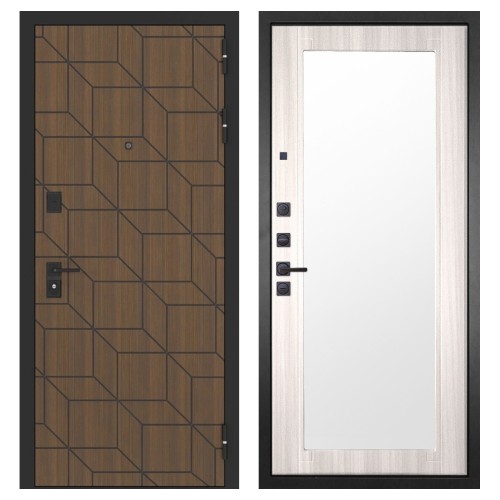 Гранит Плэй, панель 017 зеркало Сандал светлый 16 мм