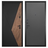 Гранит Геометрия, панель 077 графит нубук 12 мм