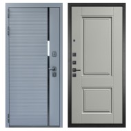 Гранит Пиано Серая, панель 068 Две филенки силк маус 12 мм