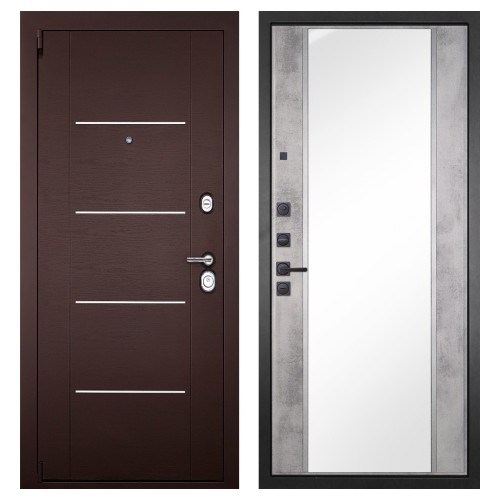 Гранит М2 Люкс, панель 051 зеркало Бетон светлый 16 мм