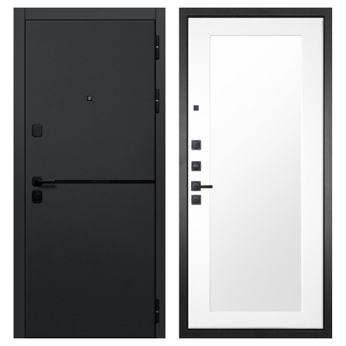 Гранит Горизонт, панель 010 зеркало Белый матовый 16 мм