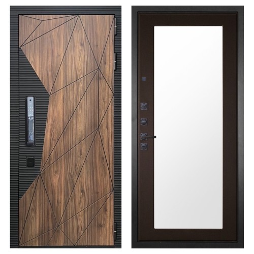 Гранит Континент Смарт, панель 011 зеркало Венге 16 мм