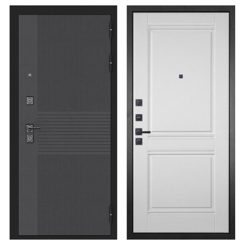 Гранит Гранж, панель 063 Роял Вуд белая со структурой 12 мм