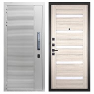 Гранит Пиано Смарт Белая, панель 030 царга Сандал светлая 16 мм