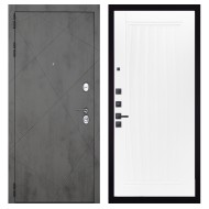 Гранит Дуэт, панель 082 Белый софт рельеф 10 мм