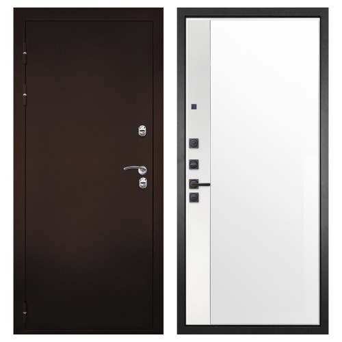 Гранит Терморазрыв, панель 075 зеркало макси бок белое 16 мм