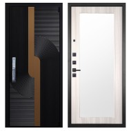 Гранит Смарт Люкс, панель 017 зеркало Сандал светлый 16 мм