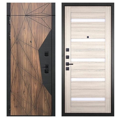 Гранит Континент с фрамугой, панель 030 царга Сандал светлая 16 мм