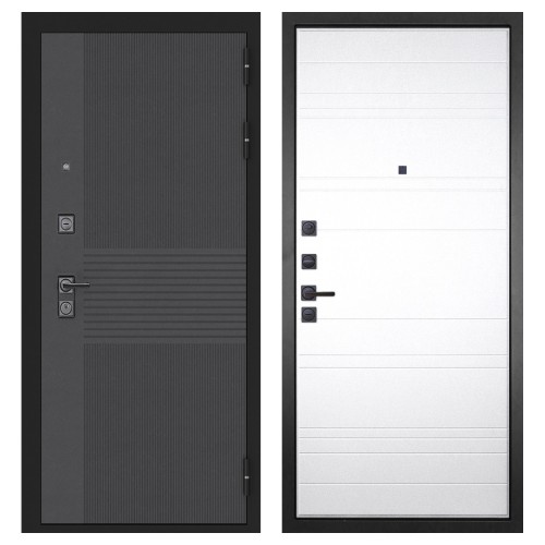 Гранит Гранж, панель 021 Белый матовый 16 мм