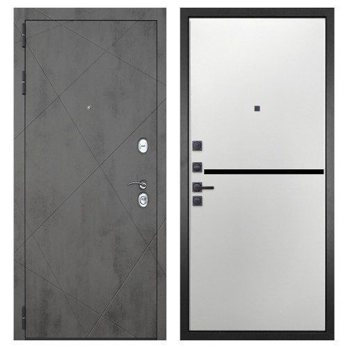 Гранит Дуэт, панель 073 горизонт белая 10 мм