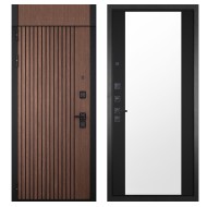 Гранит Шторм с фрамугой, панель 071 зеркало Фацет 16 мм