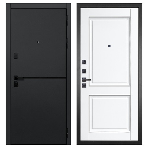 Гранит Горизонт, панель 070 Две филенки с молдингом белый матовый 12 мм