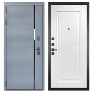 Гранит Пиано Серая, панель 040 одна филенка силк сноу 16 мм