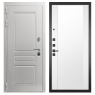 Гранит Лира Белая, панель 024 зеркало Макси белый матовый 16 мм