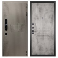 Гранит Смарт Нанорельеф, панель 043 Бетон светлый 12 мм