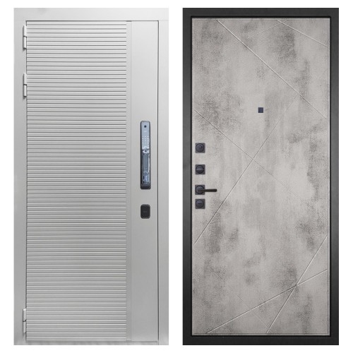 Гранит Пиано Смарт Белая, панель 044 Бетон светлый 12 мм