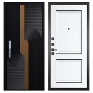 Гранит Смарт Люкс, панель 070 Две филенки с молдингом белый матовый 12 мм