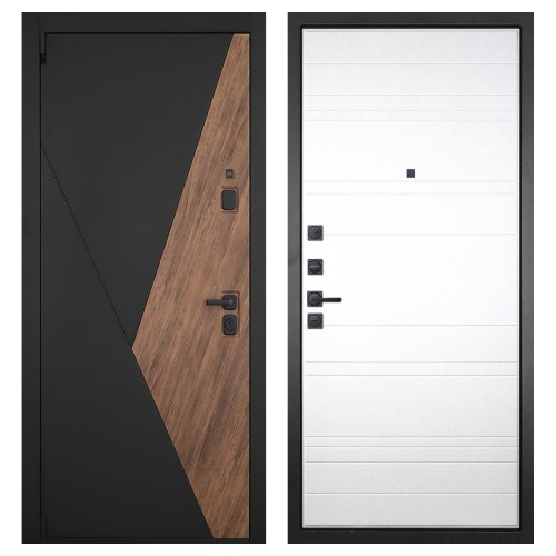 Гранит Геометрия, панель 021 Белый матовый 16 мм