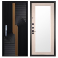 Гранит Смарт Люкс, панель 014 зеркало Капучино 16 мм