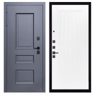 Гранит Сибирь, панель 082 Белый софт рельеф 10 мм