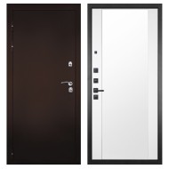 Гранит Терморазрыв, панель 024 зеркало Макси белый матовый 16 мм