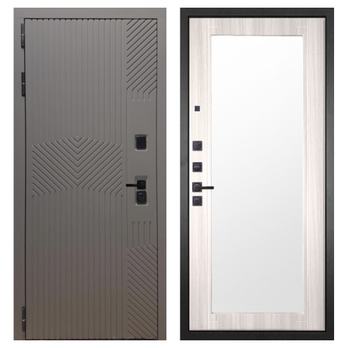 Гранит Нанорельеф, панель 017 зеркало Сандал светлый 16 мм