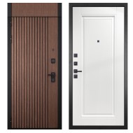 Гранит Шторм с фрамугой, панель 040 одна филенка силк сноу 16 мм