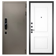 Гранит Смарт Нанорельеф, панель 035 Белая классика 12 мм