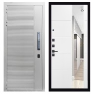 Гранит Пиано Смарт Белая, панель 083 Белый софт зеркало 10 мм