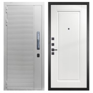 Гранит Пиано Смарт Белая, панель 040 одна филенка силк сноу 16 мм