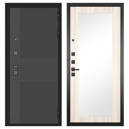 Гранит Гранж, панель 026 зеркало Лиственница 10 мм